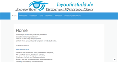 Desktop Screenshot of layoutinstinkt.de